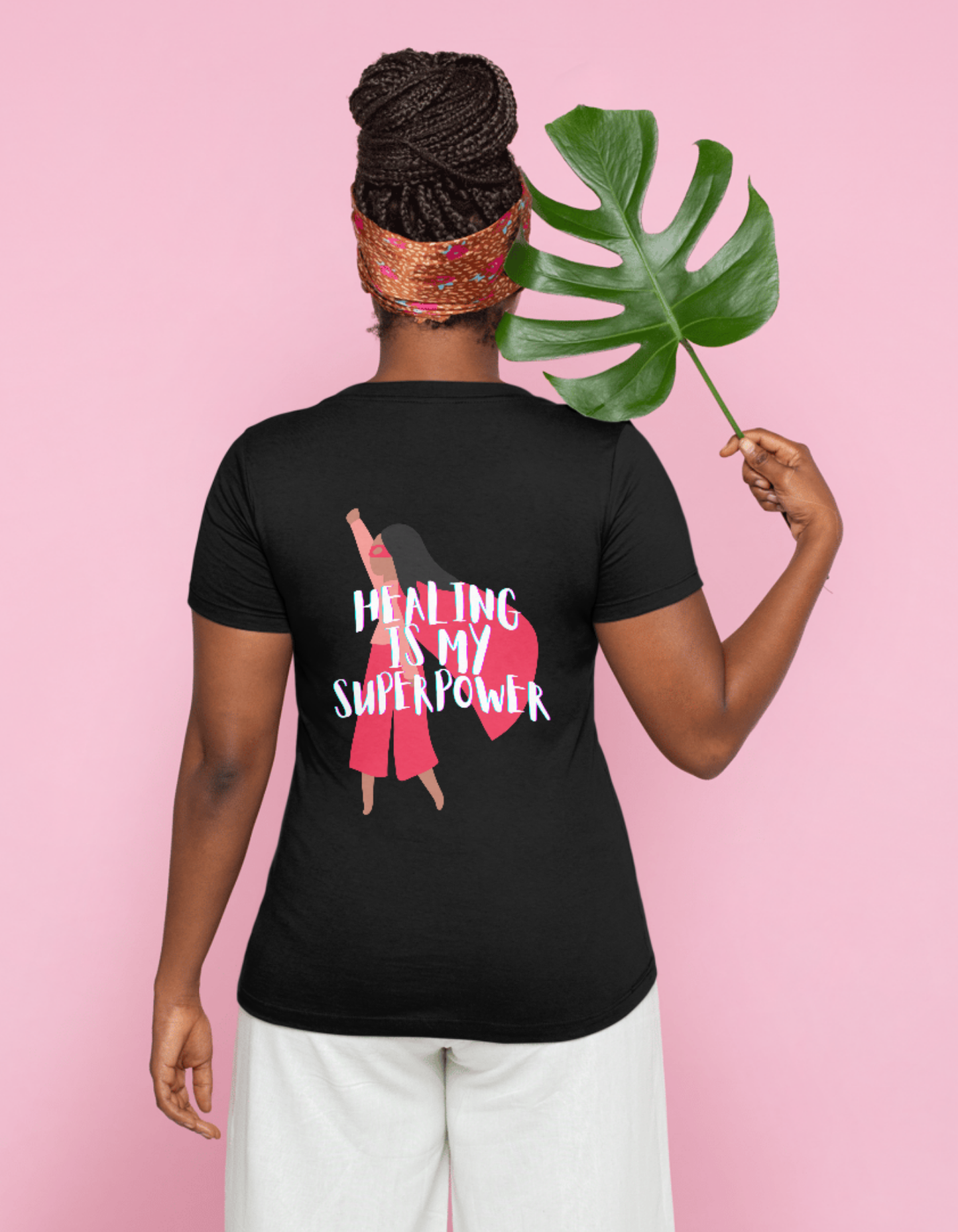 HEALING IS MY SUPERPOWER T-SHIRT (BLACK)